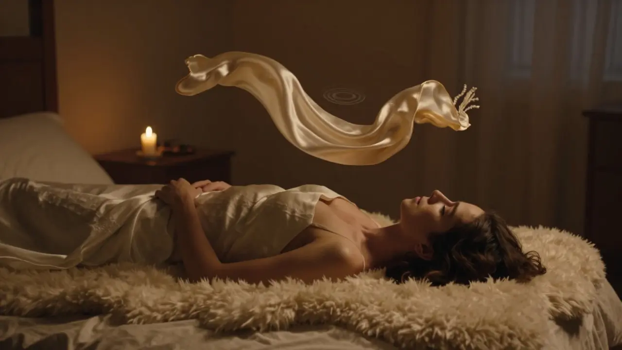 Kožešiny a hedvábné šátky jako nástroje smyslného hýčkání v tantrické praxi