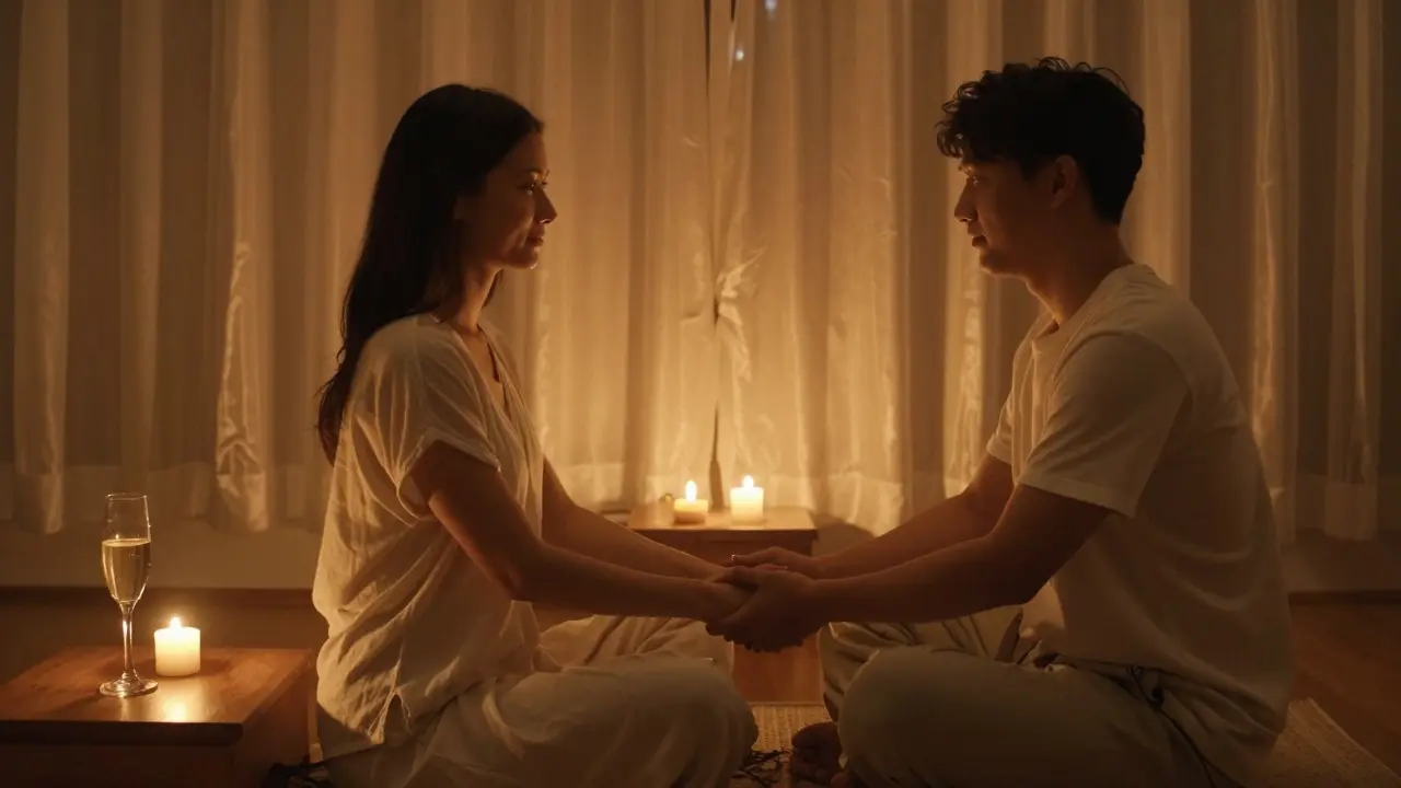 Tantrická masáž pro páry: Kompletní průvodce pro hlubší spojení